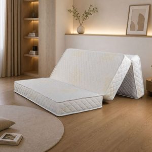Thiết kế gấp tiện lợi, dễ di chuyển và cất giữ, phù hợp với nhiều không gian sống.