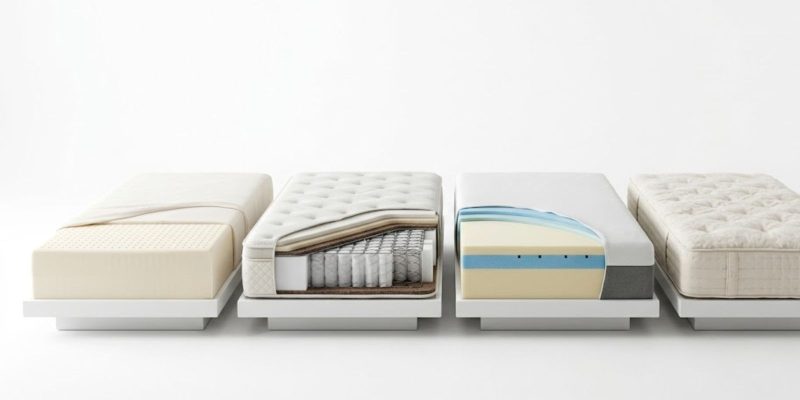 Nệm 1m8 x 2m2 có tốt không? Tiêu chí chọn nệm chất lượng qua các loại nệm foam, cao su, lò xo và bông ép.