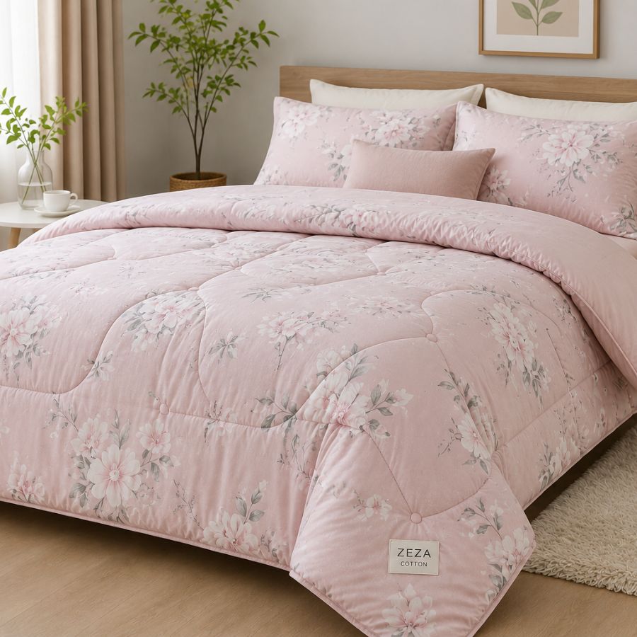 Chăn cotton ZEZA mềm mại, thoáng mát và êm ái